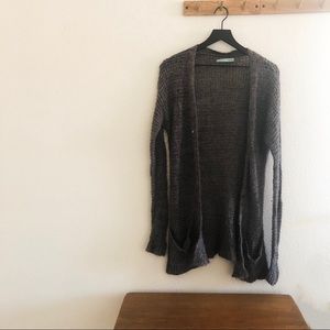 Gray Knit Maurices Cardigan